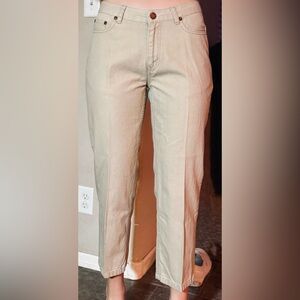 VTG Tommy Hilfiger Khaki Tan Linen Pants 4